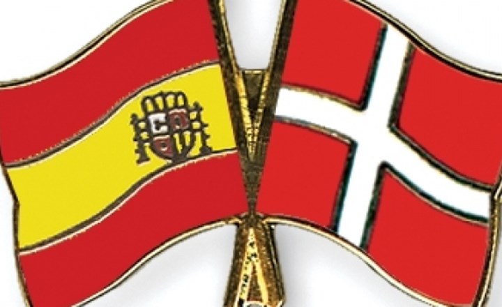 Flag Pins Spain Denmark